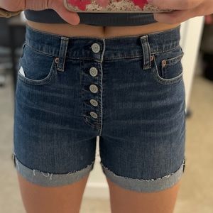 GAP High Rise Jean Shorts